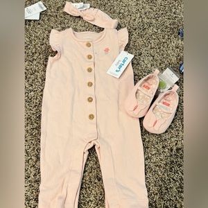 2 outfits a tankini and gelly shoes